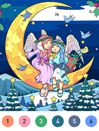 Christmas Winter Coloring Book screenshot