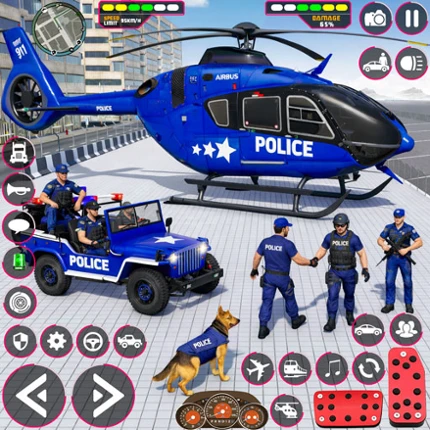 US Police Car Transport Truck Image