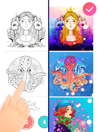 Magic Paint: Color by number screenshot