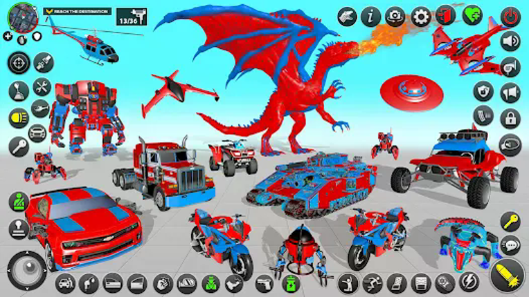 Dino Car Robot Transform Games screenshot