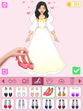 Sticker Doll DIY Dressup Diary screenshot