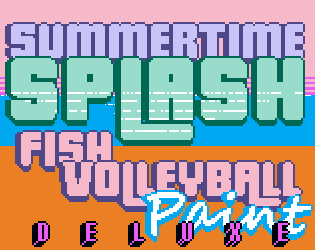 Games like Summertime SPLASH Fish Volleyball Paint DELUXE