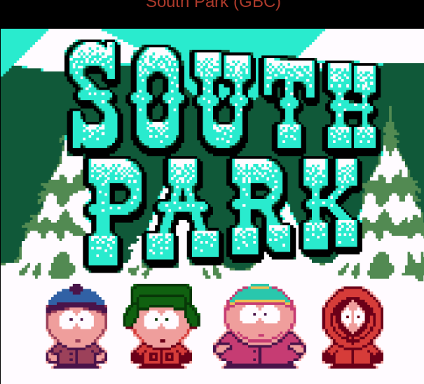 Games like south park gbc