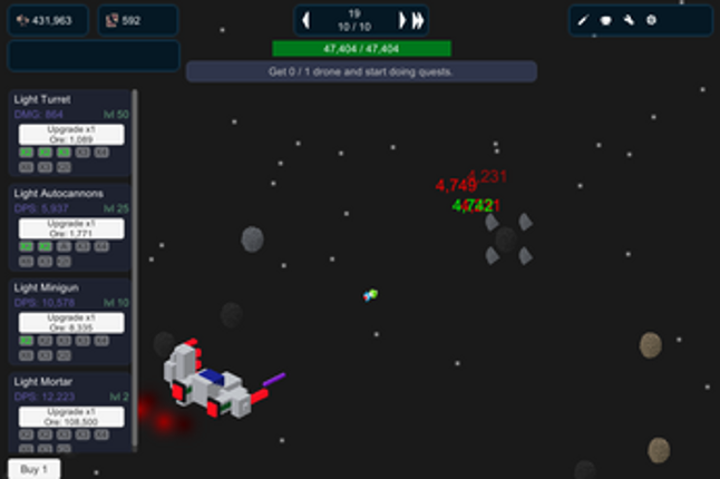 Space Idle Miner (prototype) Image