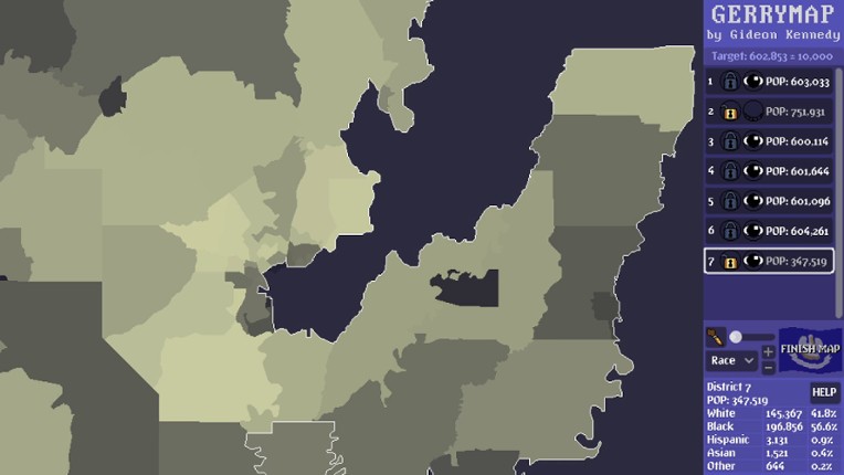 Gerrymap screenshot