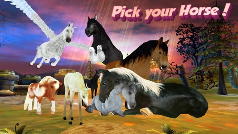 Horse Quest Online 3D Simulator - My Multiplayer Pony Adventure screenshot