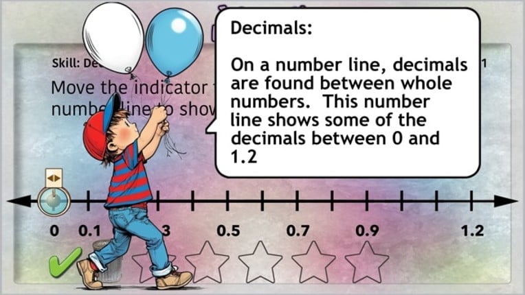 Interactive Number Line screenshot