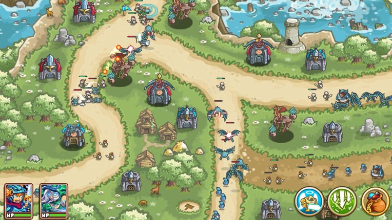 Mini Warrior Defense screenshot