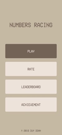 Numbers Racing Image