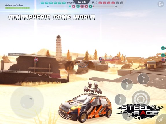 Steel Rage: Mech Cars PvP War screenshot