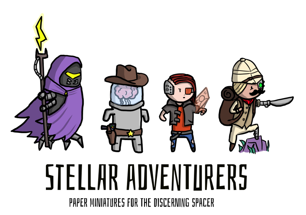 Games like Stellar Adventurers - Paper Minis