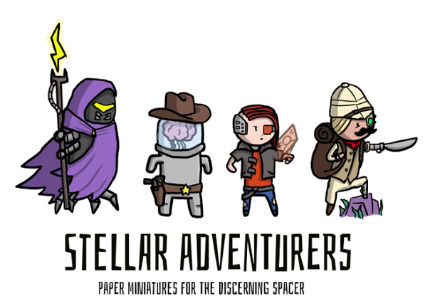 Stellar Adventurers - Paper Minis Game Cover