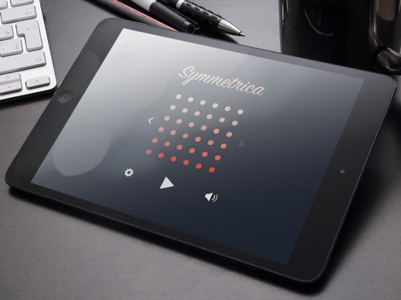 Symmetrica: Minimalistic arcade game screenshot