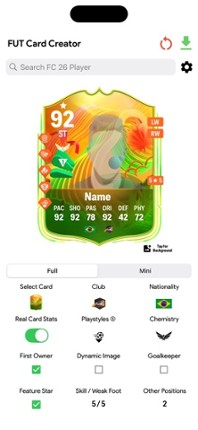 UT 26 Card Creator Image