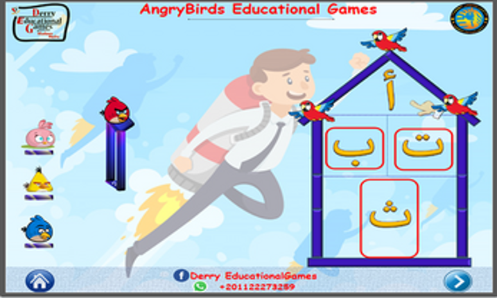Angry Birds Educational Game Image