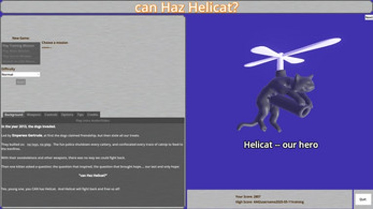 can haz Helicat? screenshot