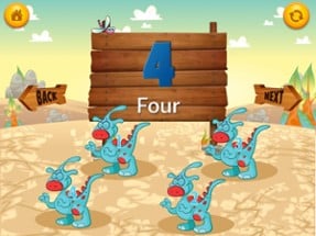 Dino Counting Math 123 Numbers Image