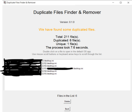Duplicate Files Finder & Remover screenshot