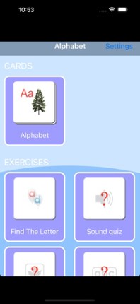 French Alphabet Cards screenshot