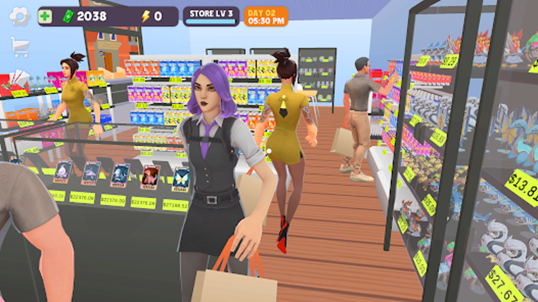 Trading Card Shop 3D Image