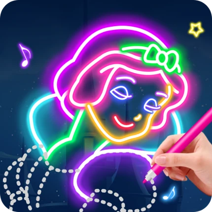 Learn To Draw Glow Princess Image