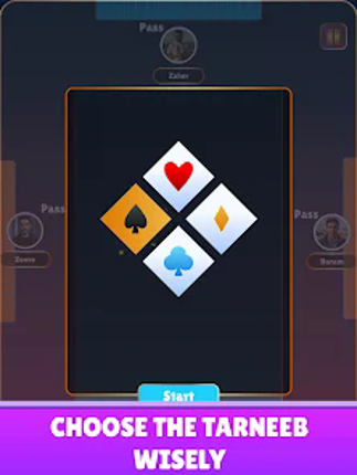 Tarneeb Card Game screenshot