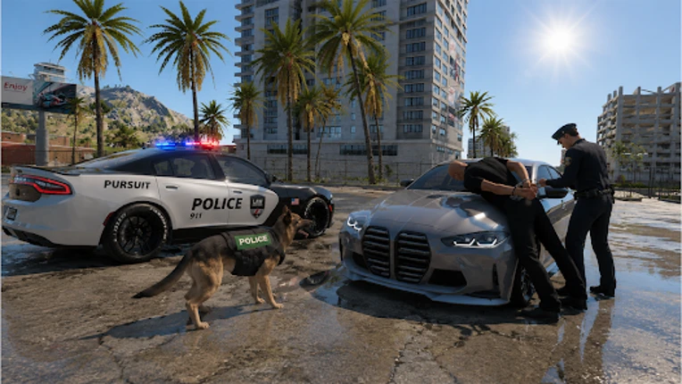 Car Driving : Police Game Image