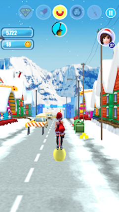 Santa Girl Run screenshot