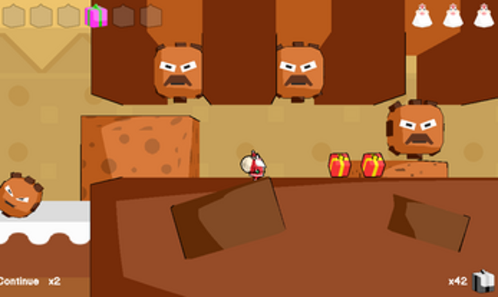 Santa and the giant cake screenshot