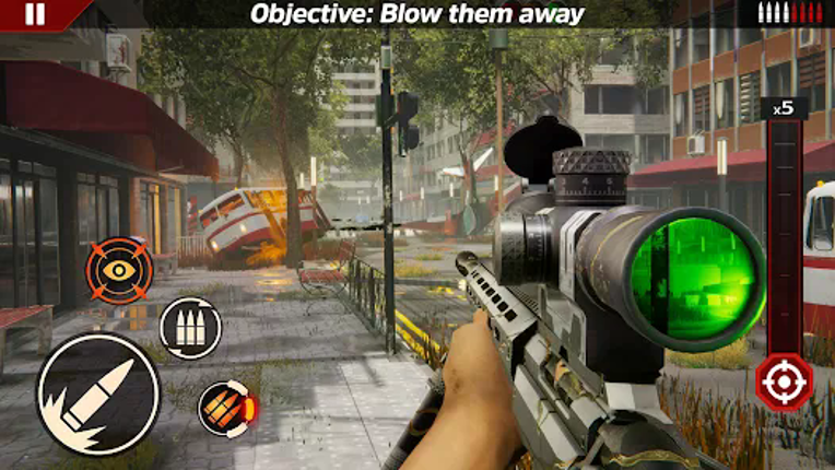 Sniper Zombie 3D Game screenshot