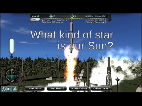 Intergalactic Rocket Trivia screenshot