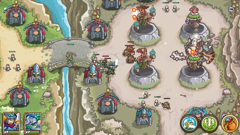 Mini Warrior Defense screenshot