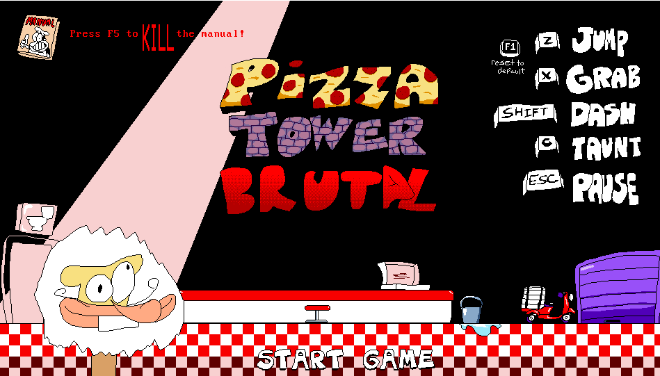 Games like pizza tower brutal