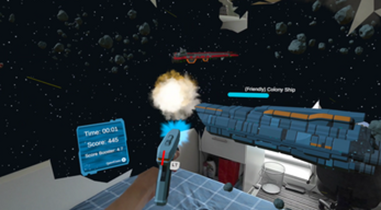 Starship Defender Mixed Reality Image