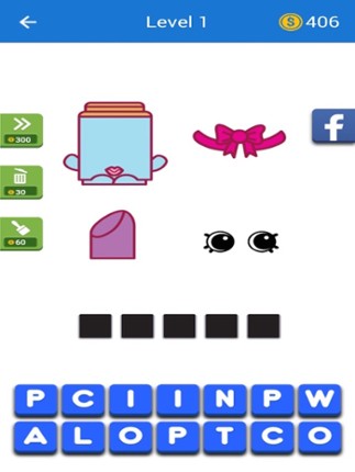 Trivia for Shopkins List - Guess 1 Word 4 images screenshot