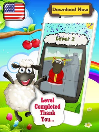 15 Puzzle Sheep Free Classic Sliding Tiles game! - Hard Version screenshot