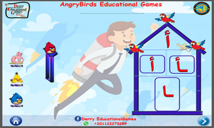 Angry Birds Educational Game screenshot