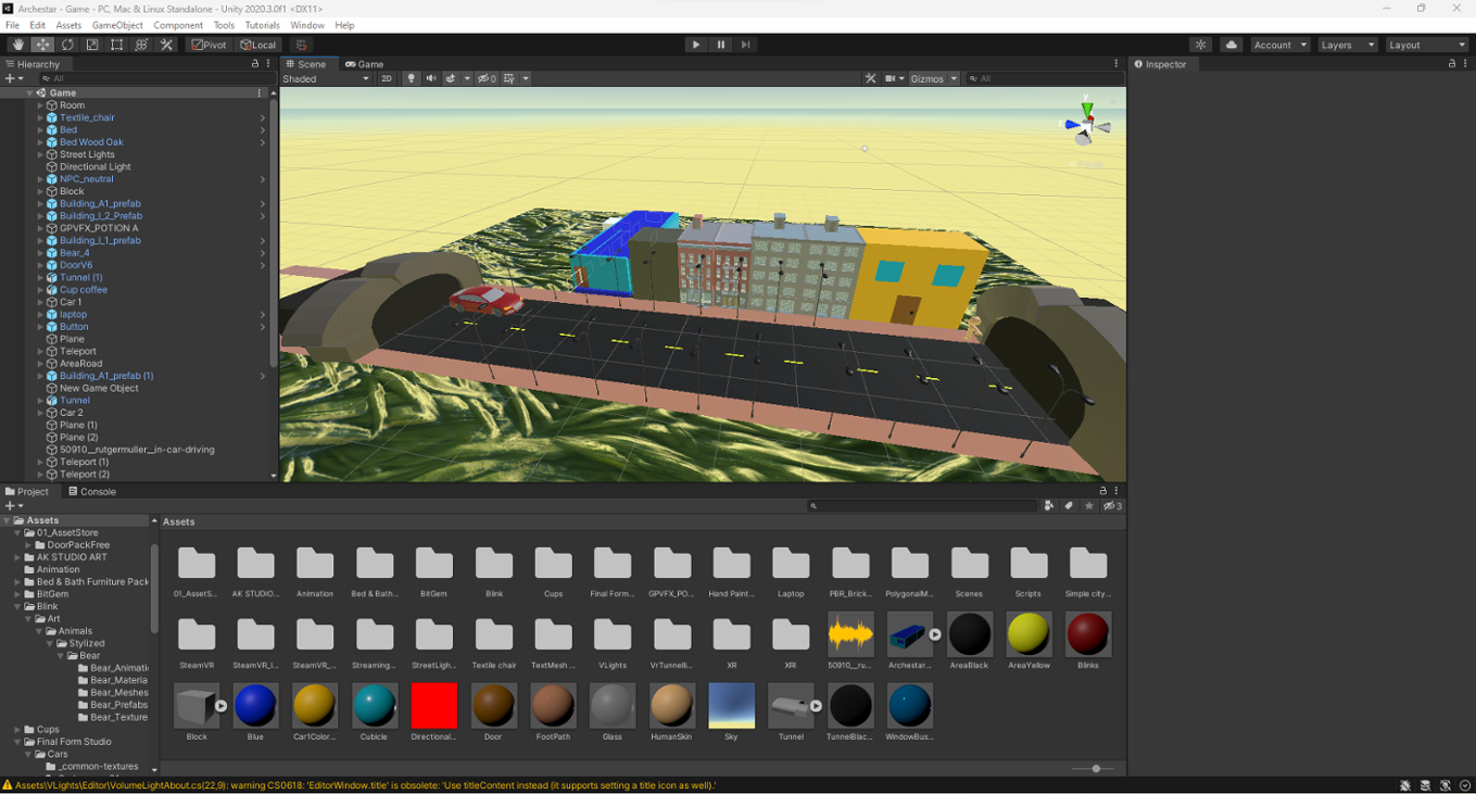 Games like Archestar (2023, Unity VR cancelled game)