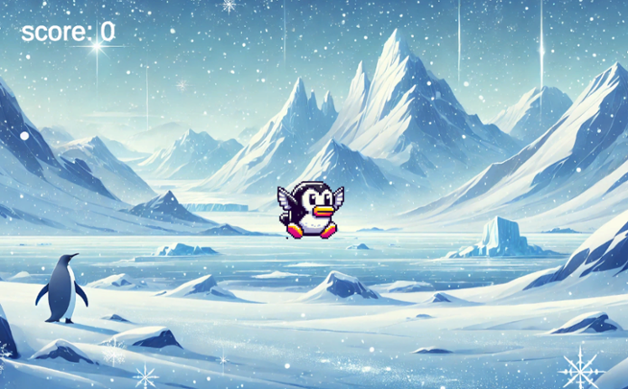 Flappy-penguin Game Cover