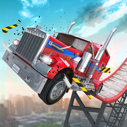 Stunt Truck Jumping Image