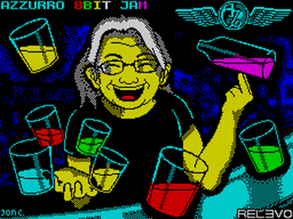 Azzurro 8-bit Jam Image