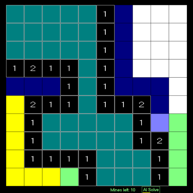 Games like Minesweeper AI