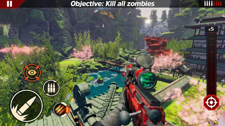 Sniper Zombie 3D Game screenshot