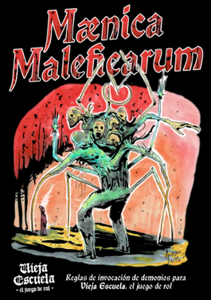 MAENICA MALEFICARUM. Demonios para Vieja Escuela JDR Game Cover