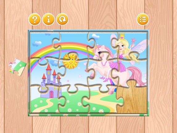 My Pony Princess Jigsaw Puzzles Games For Kids screenshot