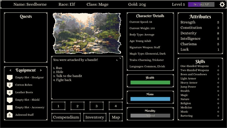 Mythscroll screenshot