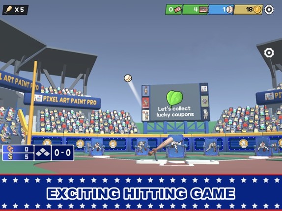 Pin baseball game screenshot