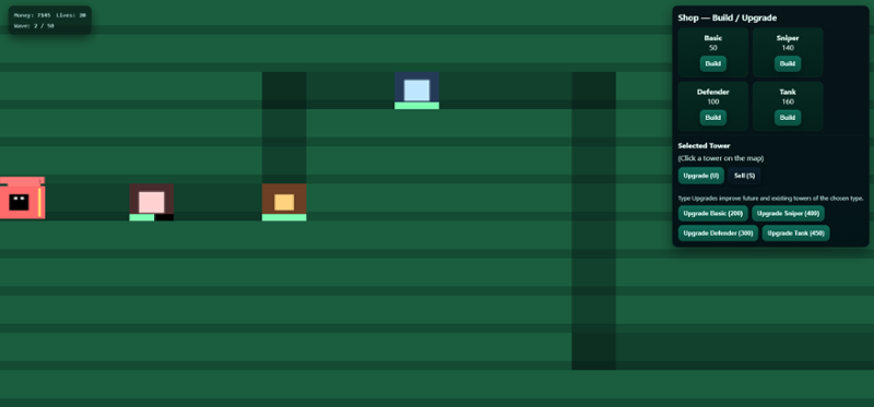 Pixel Tower Defense Image