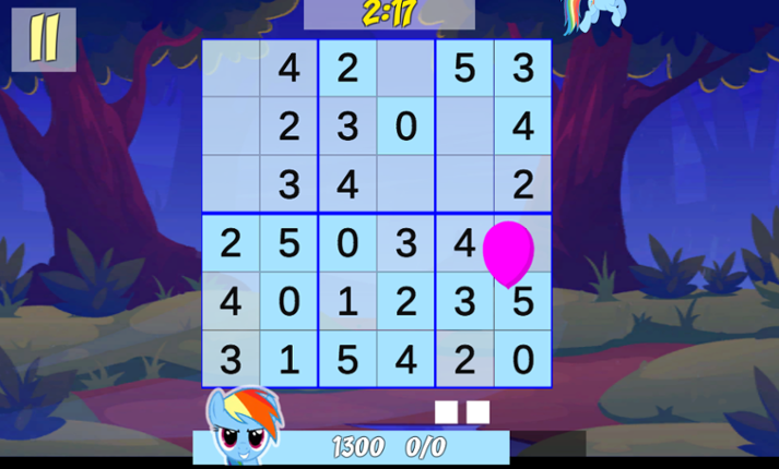 Pony Sudoku WebGL Image