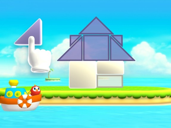 Shapes Builder - Educational tangram puzzle game for preschool children by Play Toddlers (Free Version) screenshot